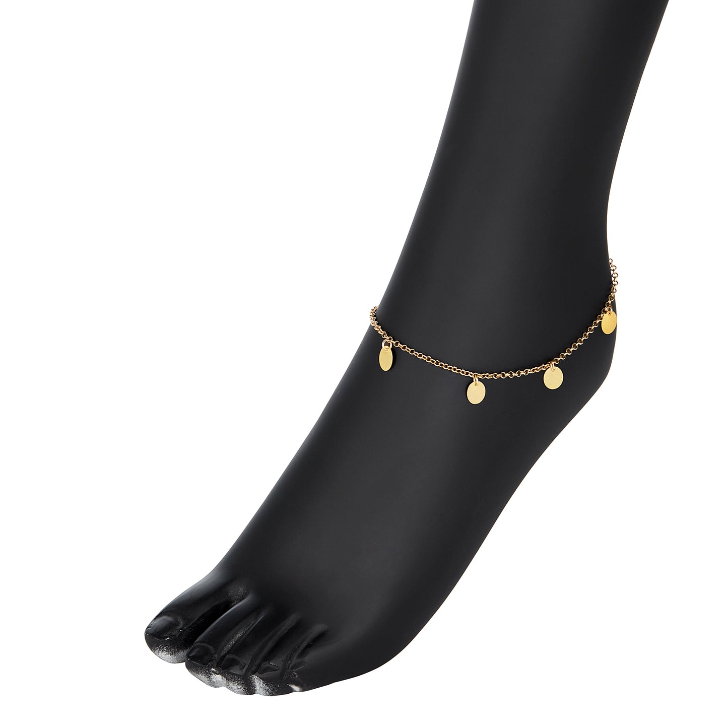 Nehita Oval Charm Anklet