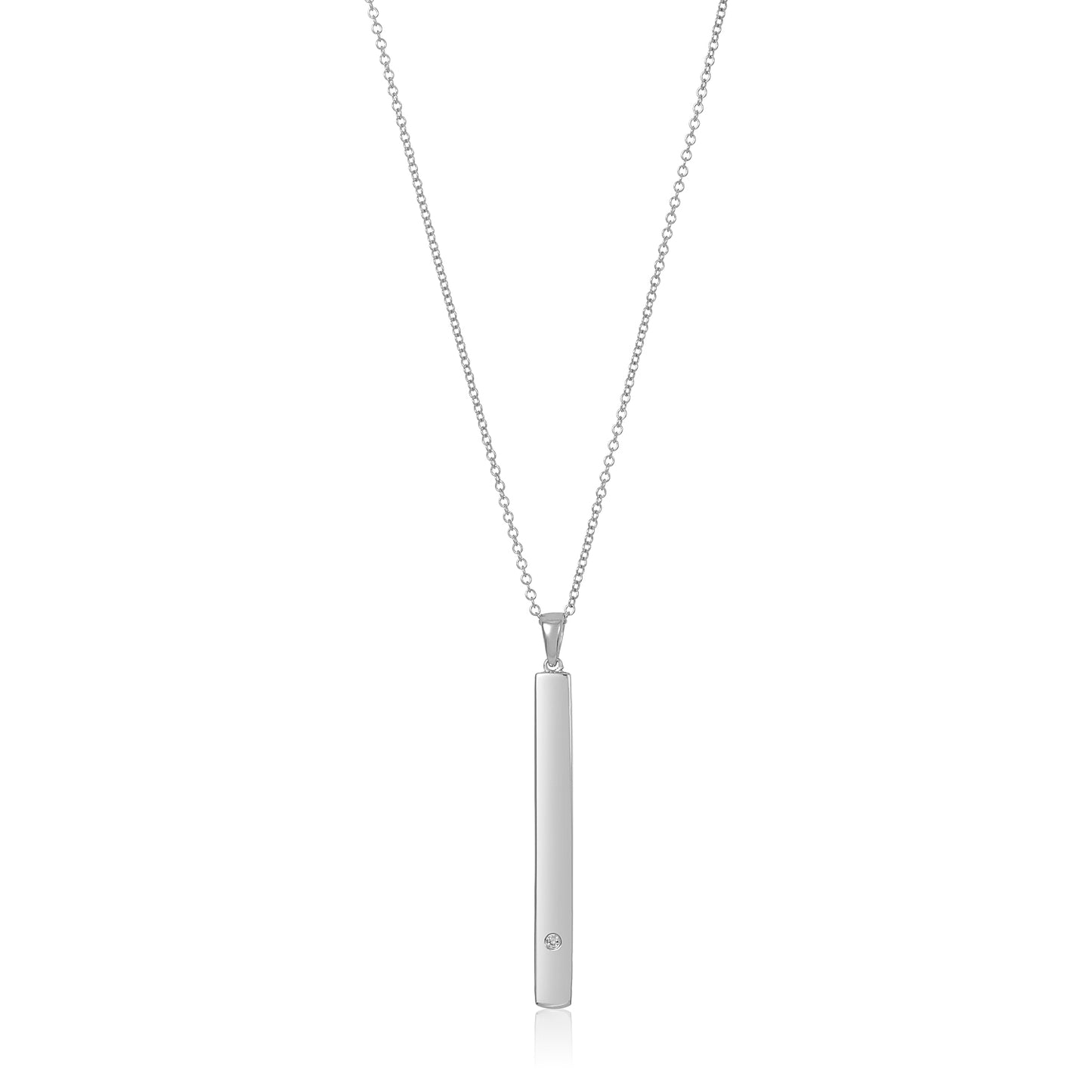 Bar Diamond Pendant