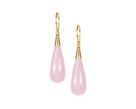 Load image into Gallery viewer, Nehita Pink Chalcedony Drop Earring