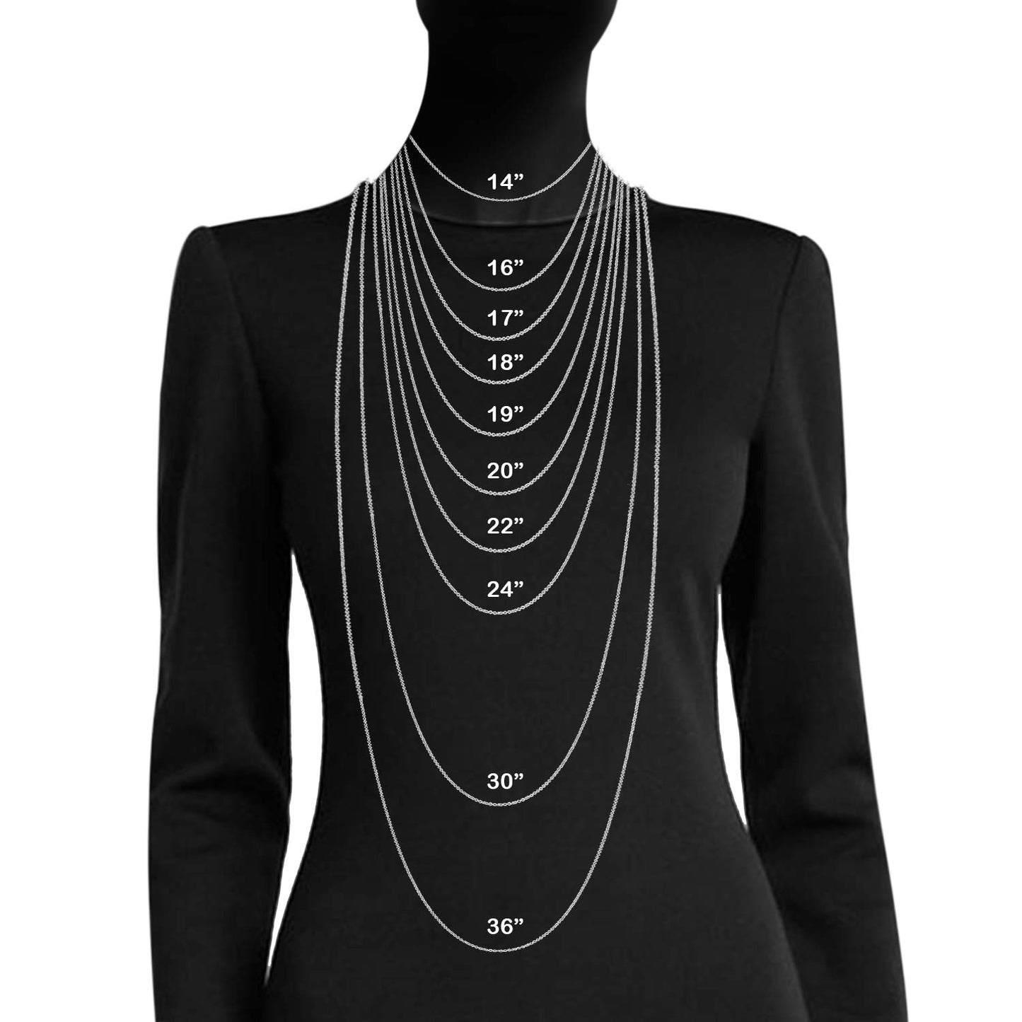 White Gold Single Bar Necklace