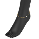 Load image into Gallery viewer, White Gold Ball Anklet