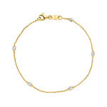 Load image into Gallery viewer, Nehita Two Tone Anklet