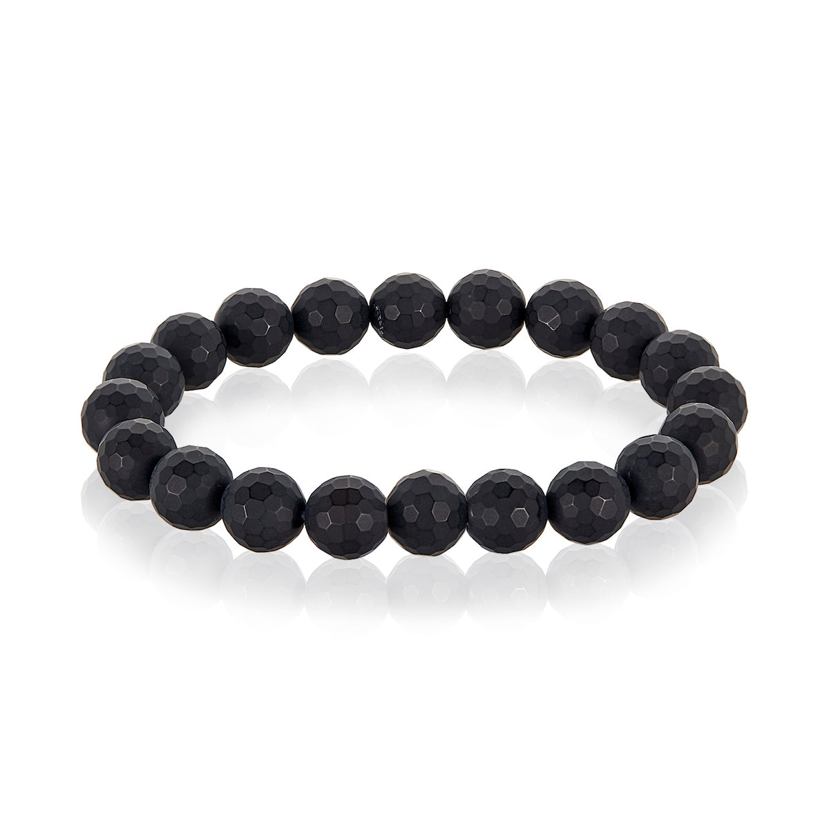 Faceted Black Onyx Bracelet