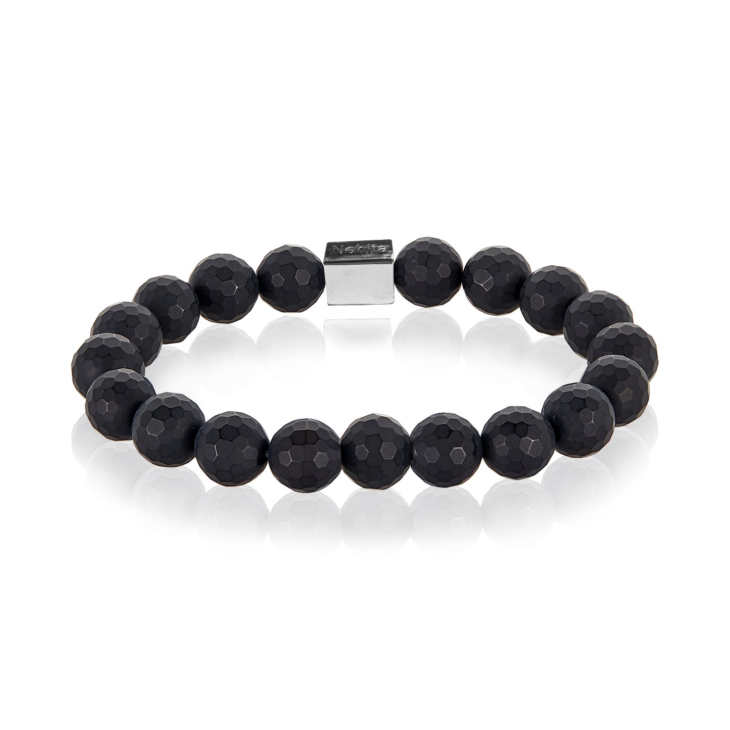 Nehita Sterling Silver Black Onyx Bracelet