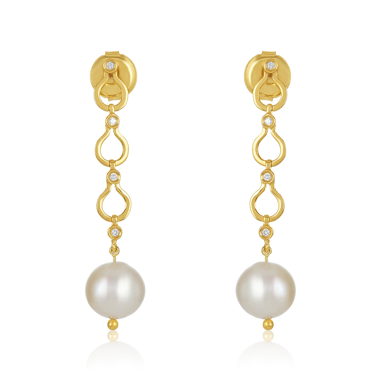 18kt Nehita Link Diamond Earring