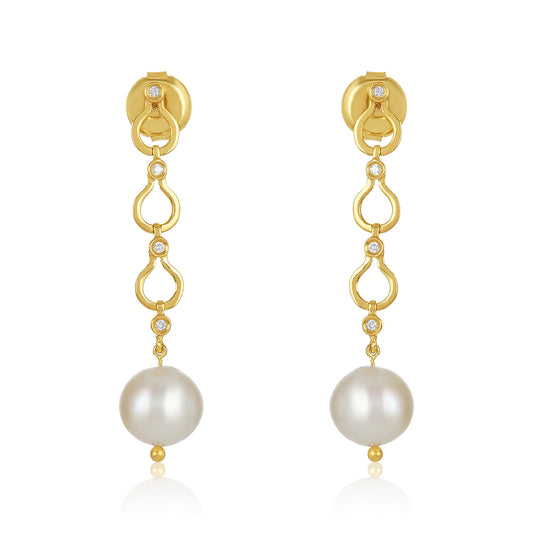 18kt Nehita Link Diamond Earring