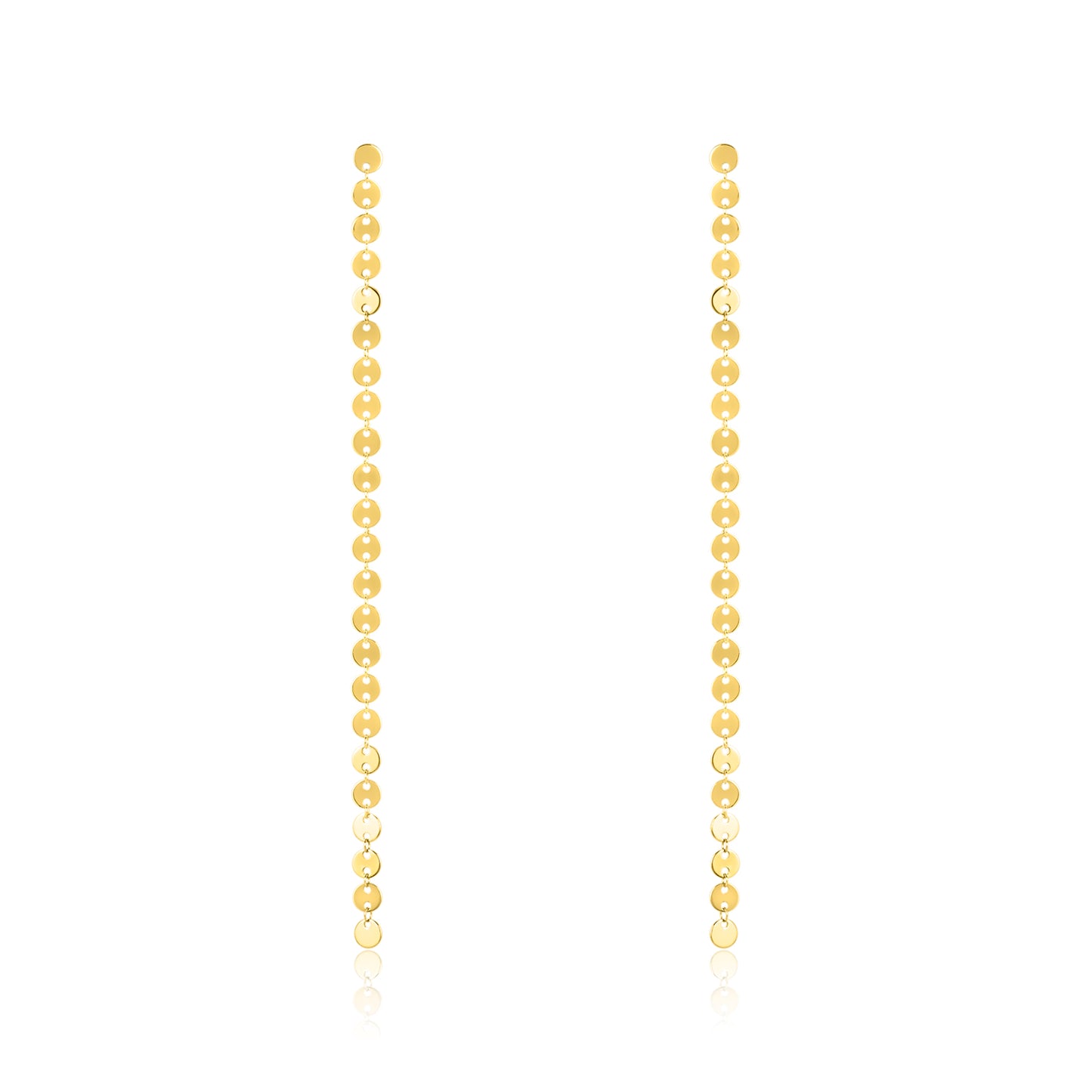 Rose Gold Endless Circle Earring