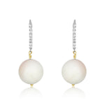 Load image into Gallery viewer, Diamond Shell Coral Earrings