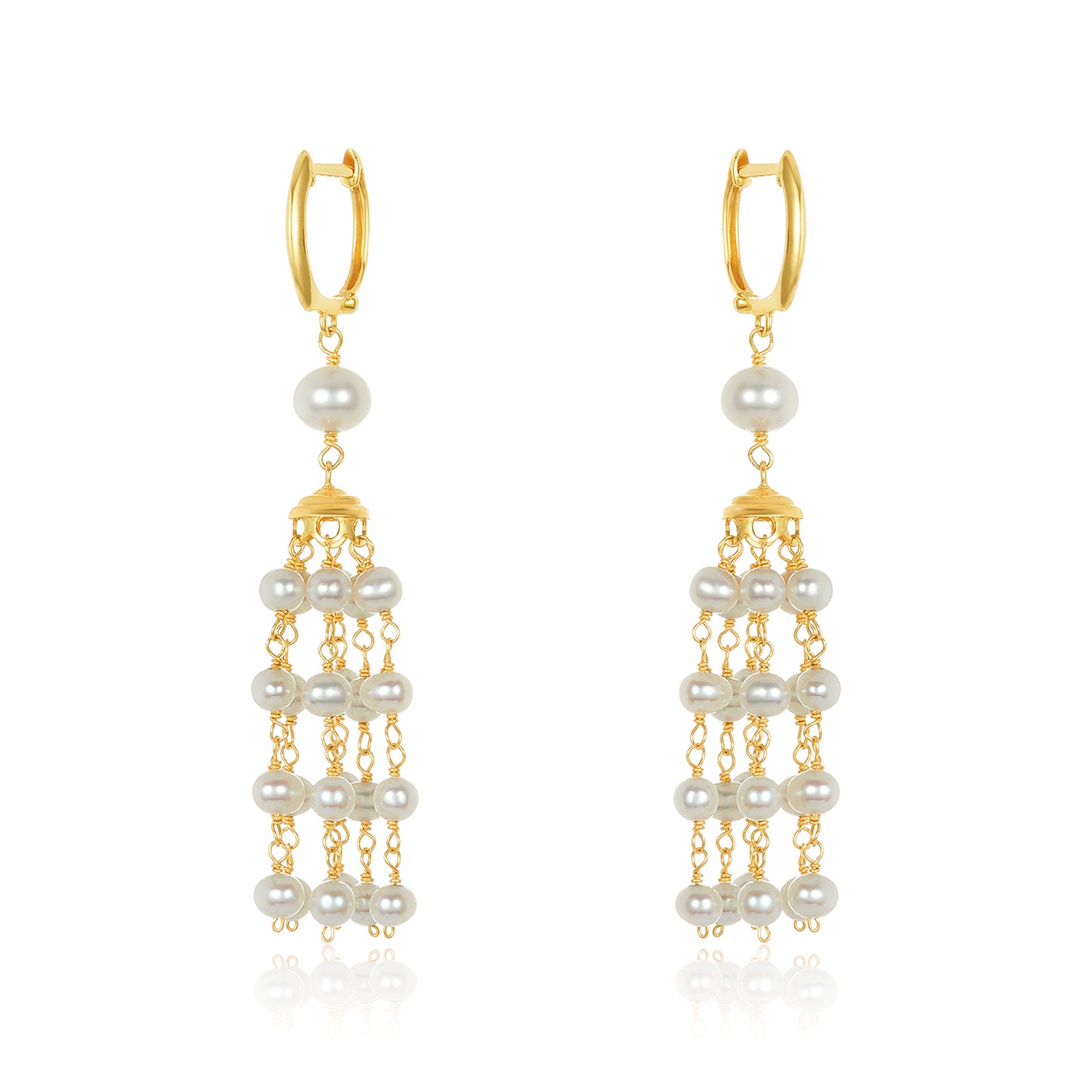 pearl and diamond earrings