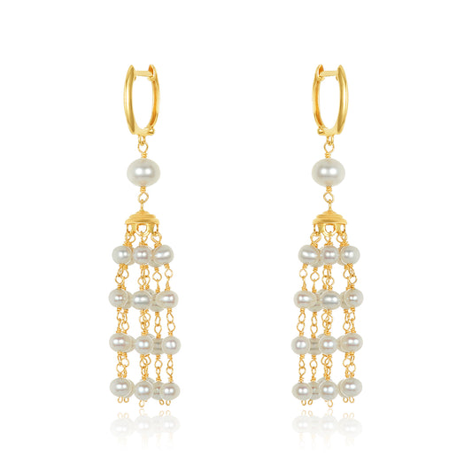 pearl and diamond earrings