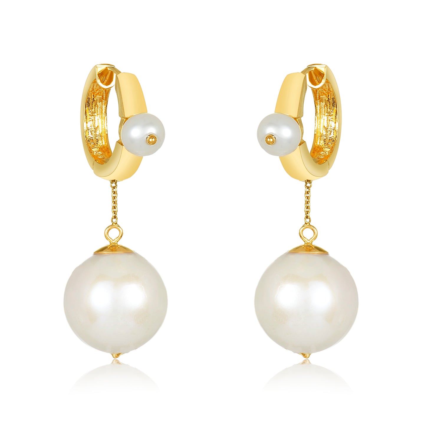 13.5mm Cultured Pearl Drop Earring