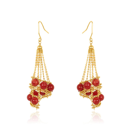 Base Coral Earring