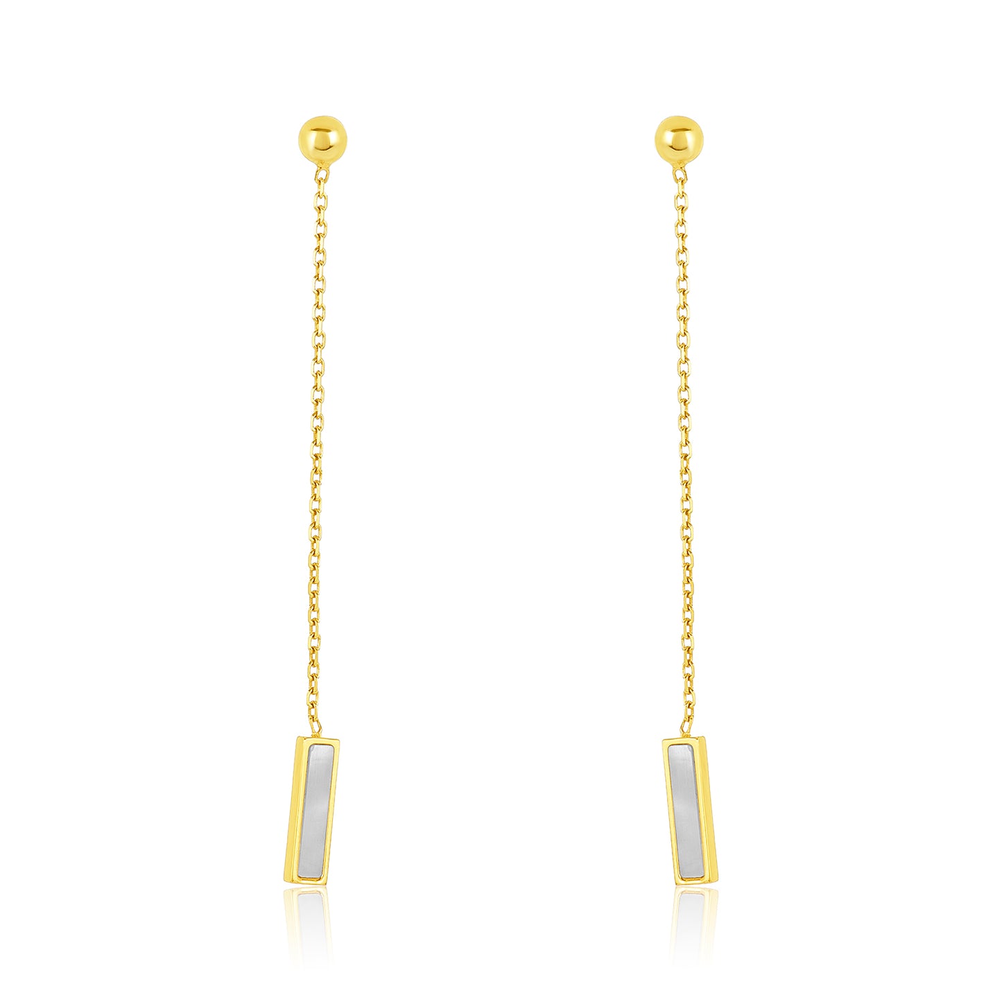 Moonstone Bar Earring