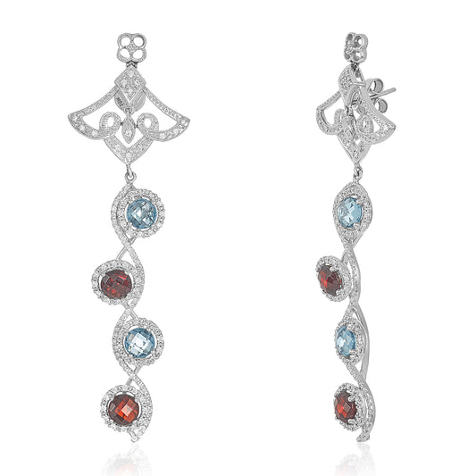 Sizzle Multi Diamond Earrings