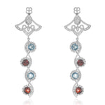 Load image into Gallery viewer, Sizzle Multi Diamond Earrings