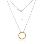 Load image into Gallery viewer, Eternity Citrine Birthstone Pendant ~ November Birthstone