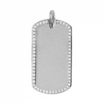Load image into Gallery viewer, Engravable Mini Diamond Edge Dog Tag