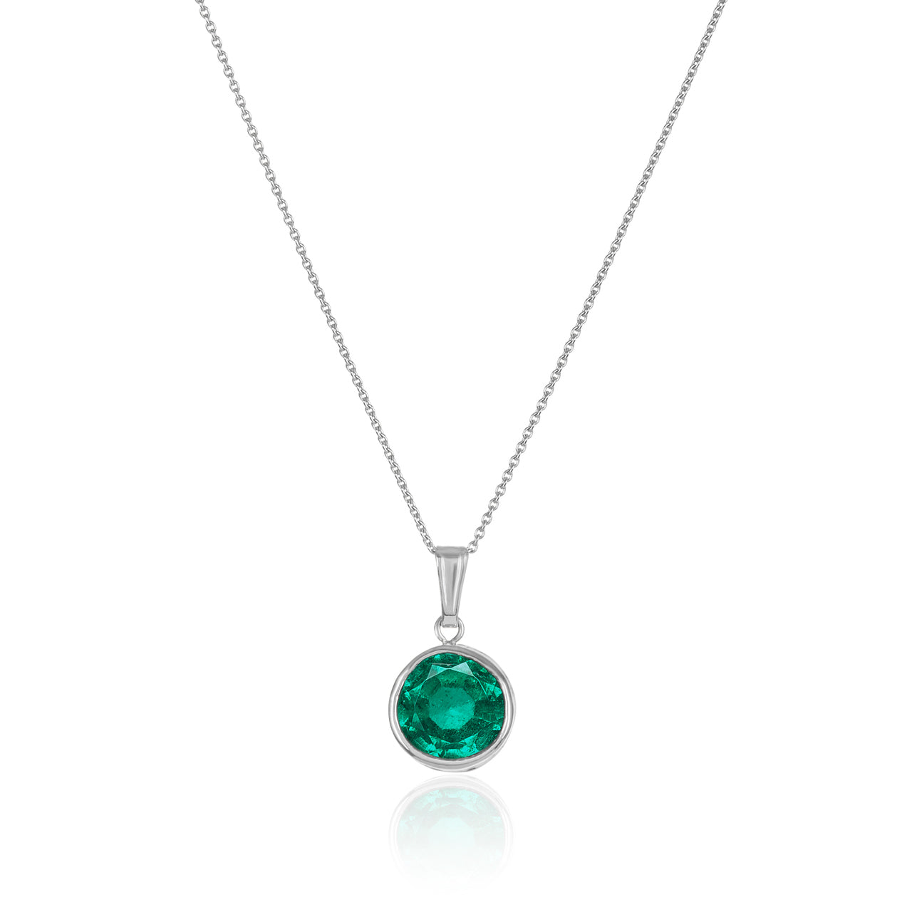 Doublet Emerald Birthstone Pendant ~ May Birthstone