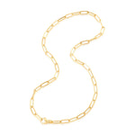Load image into Gallery viewer, 14 Karat Large Paper Clip Bracelet