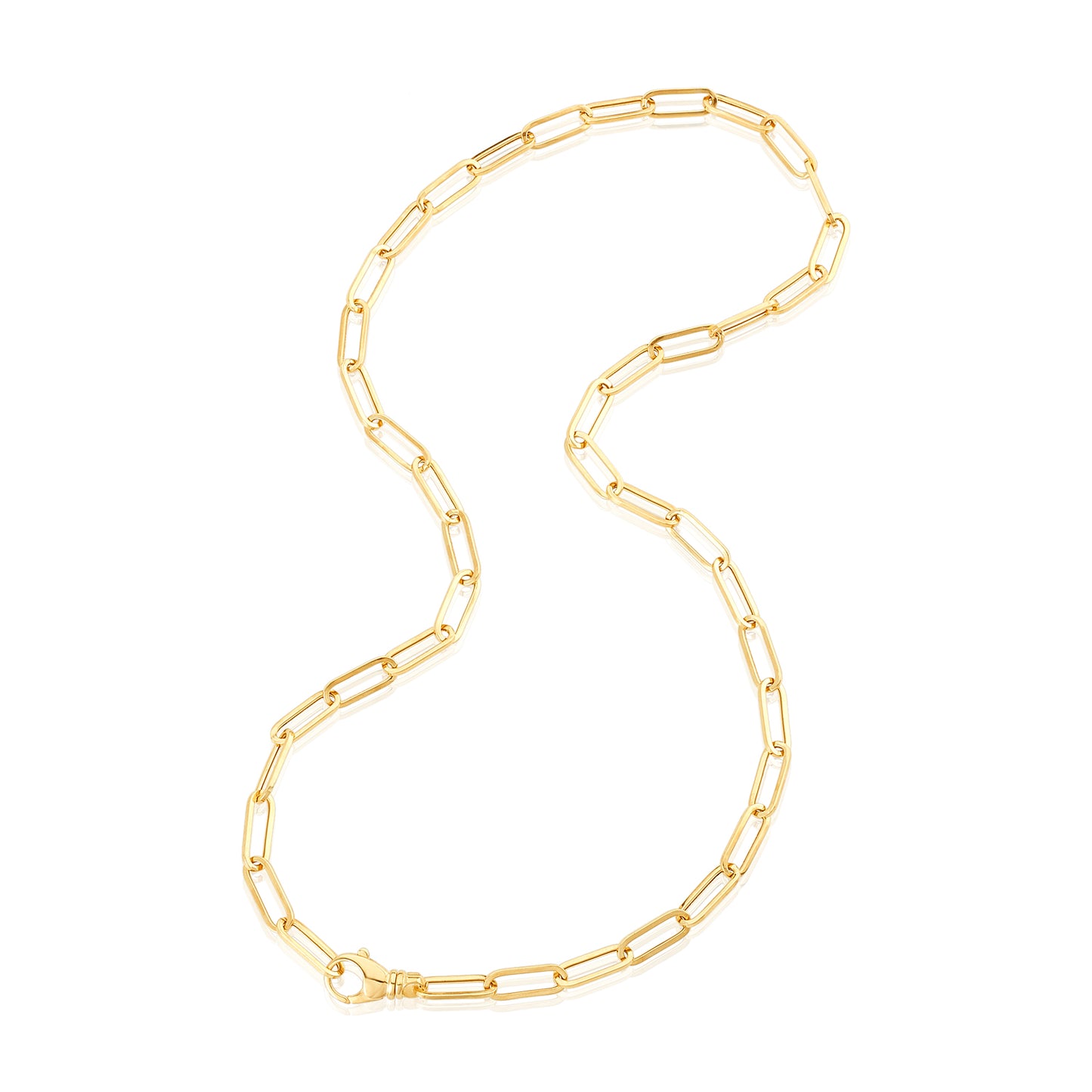 14K Grand Paper Clip Chain Necklace
