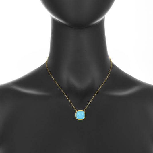 Sierra Turquoise Coral Pendant