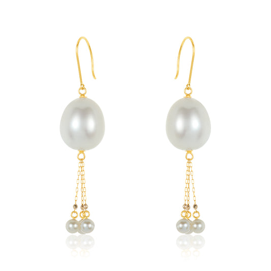 South Sea Droplet Earring