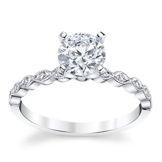 Infinity Diamond Engagement Ring