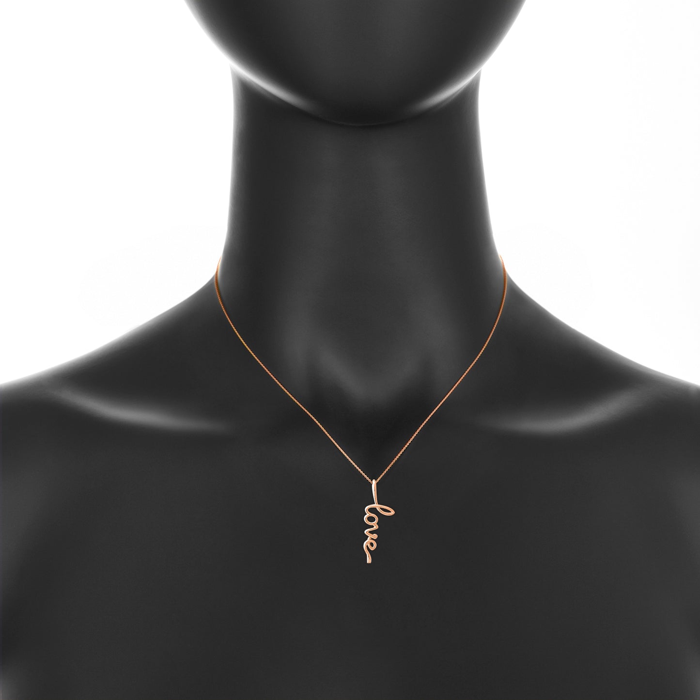 Nehita Rose Gold Dot Love Pendant