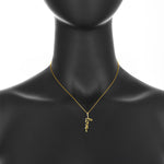 Load image into Gallery viewer, Nehita Yellow Gold Dot Love Pendant