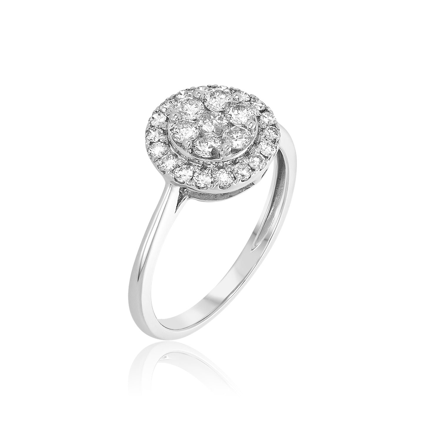 Double Rose Nehita Engagement Ring