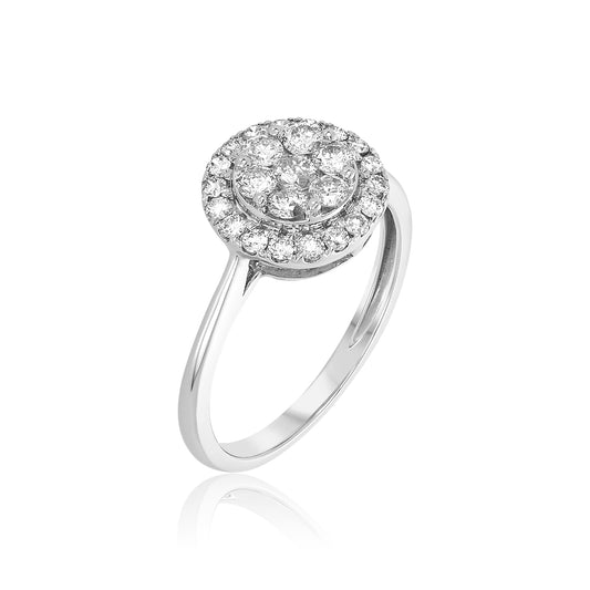 Double Rose Nehita Engagement Ring