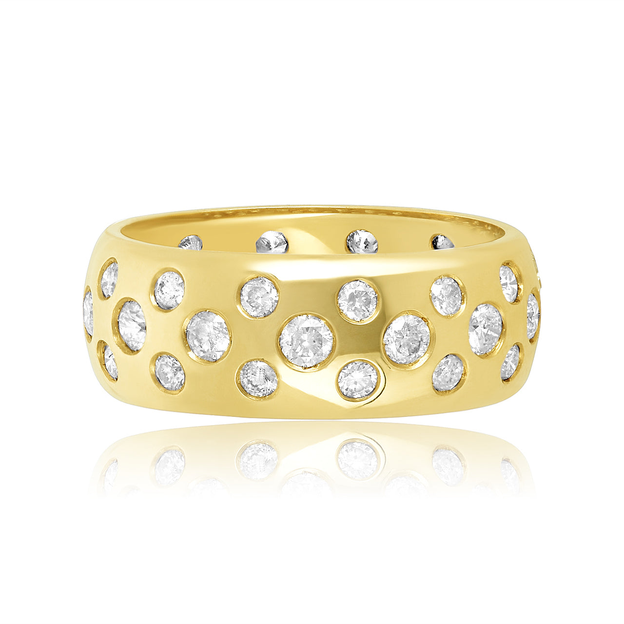 Sprinkle Diamond Wedding Band