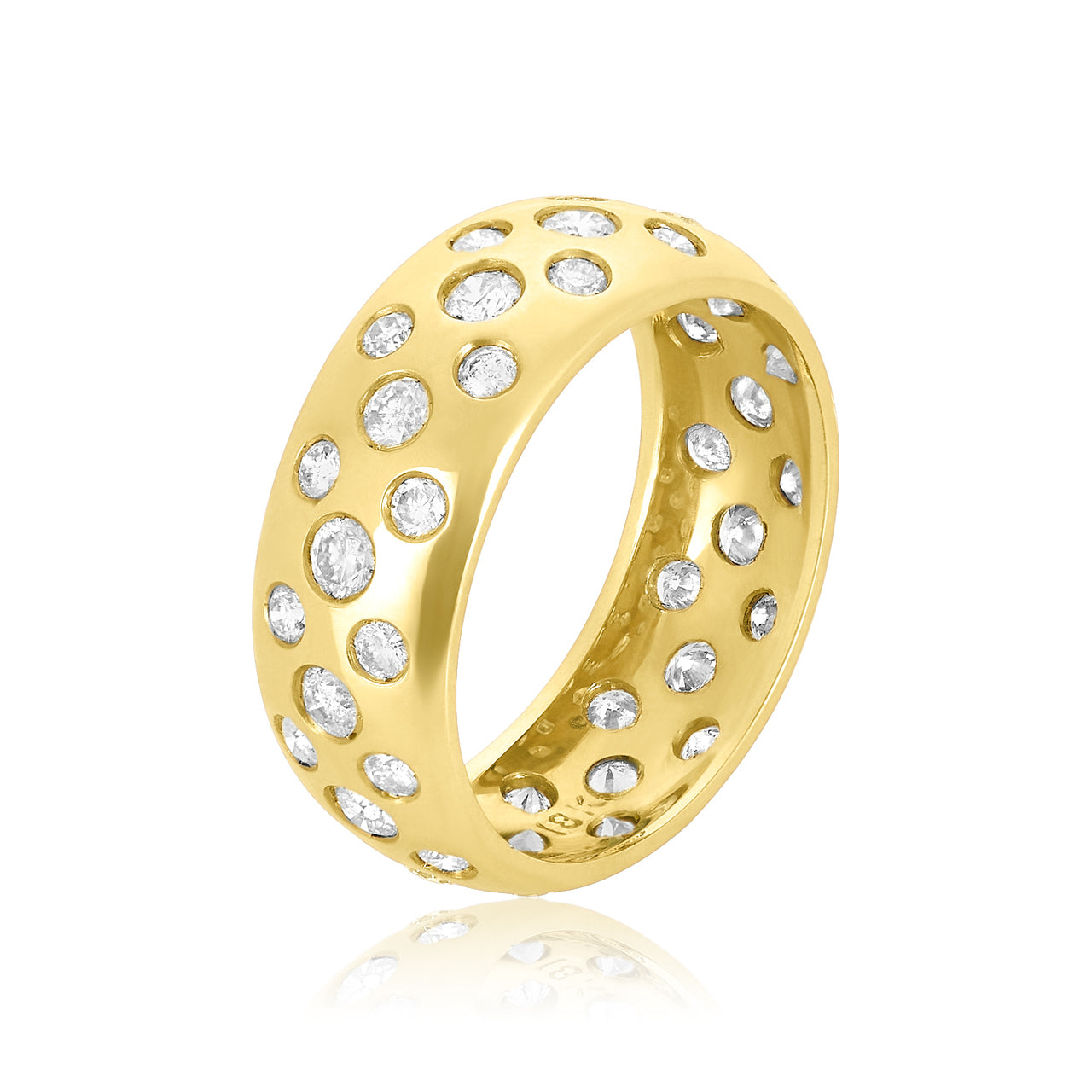 Sprinkle Diamond Wedding Band