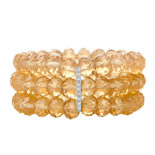 Nehita Citrine & Diamond Cuff