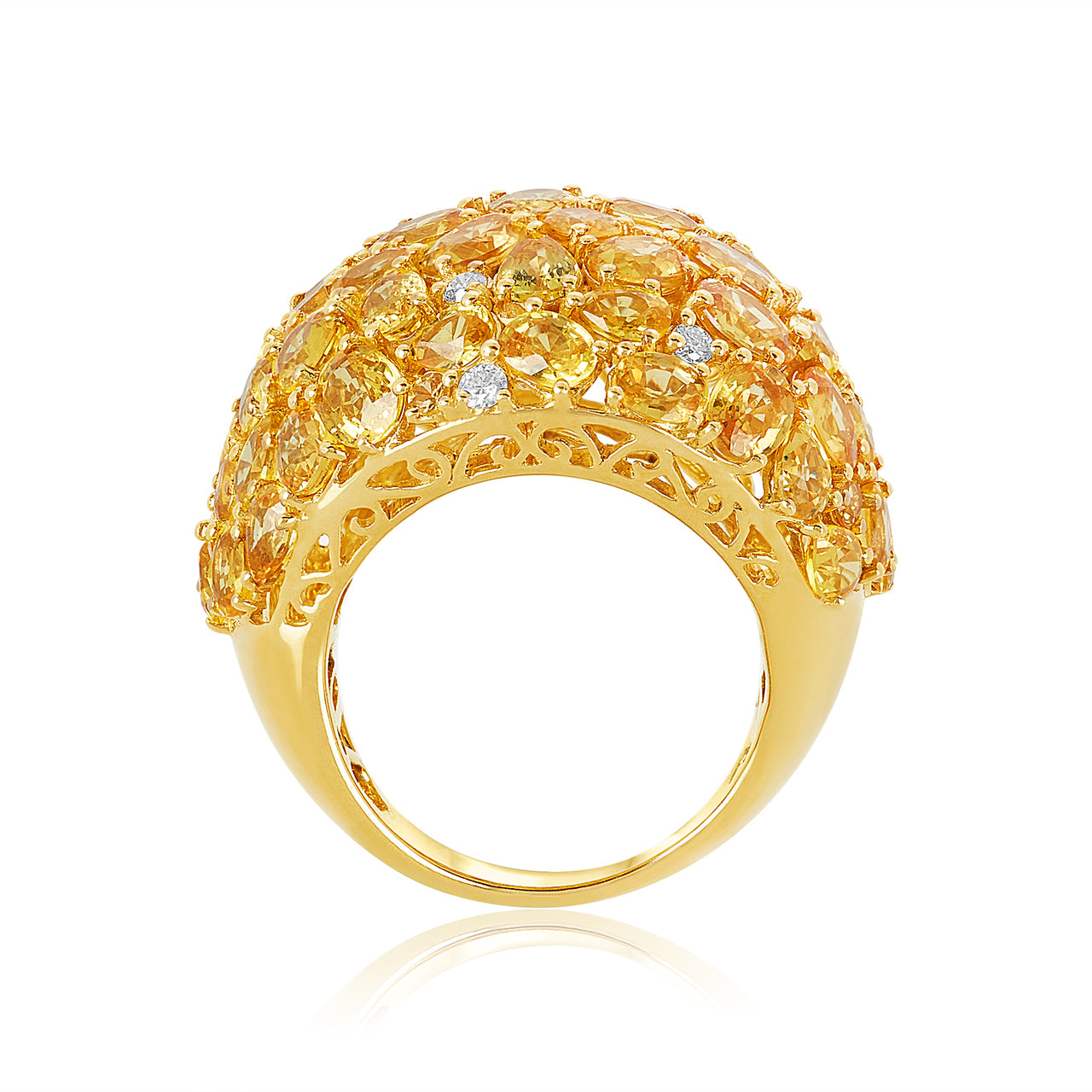 Fancy Citrine Ring