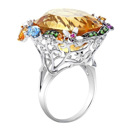 Exotic Citrine Ring