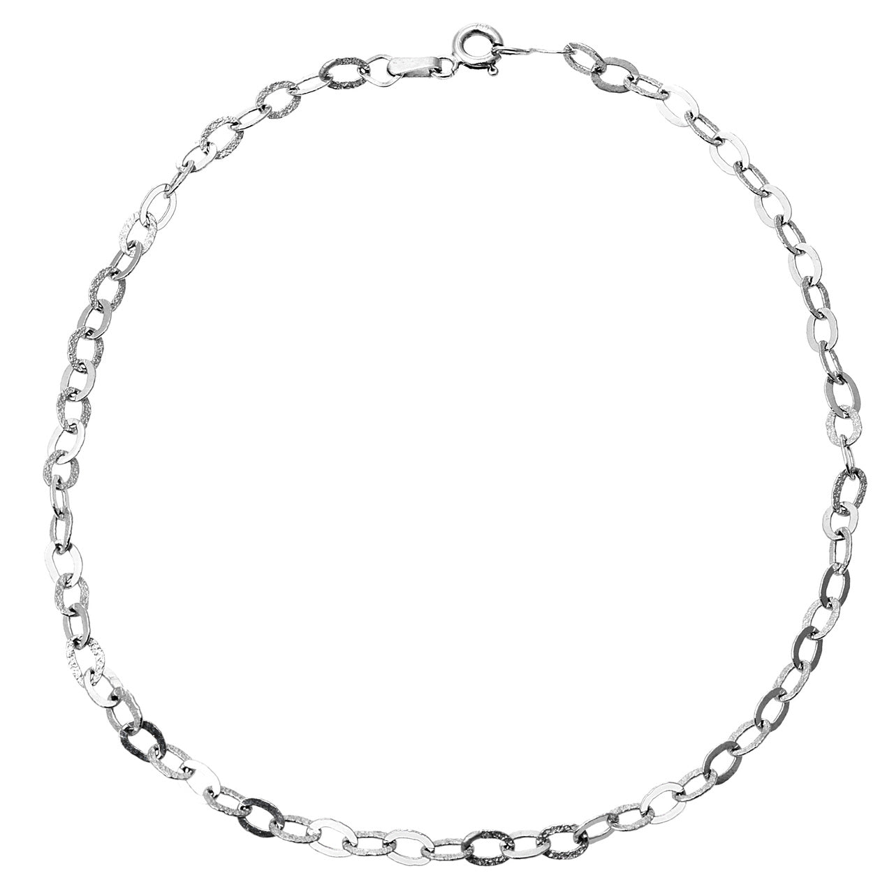 White Gold Anklet