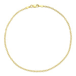 Load image into Gallery viewer, 14kt Gold Cable Chain Anklet