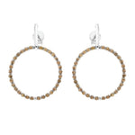 Load image into Gallery viewer, Champagne Diamond Eternity Earring