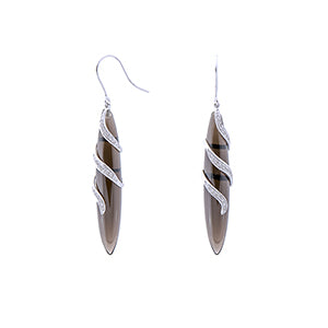 Smoky Quartz Earring