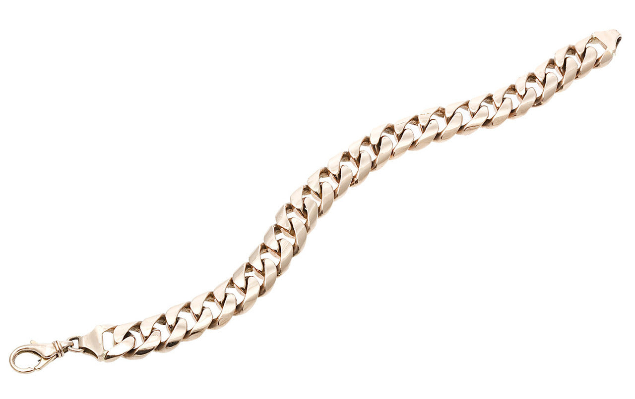 Cuban Link Rose Gold Bracelet