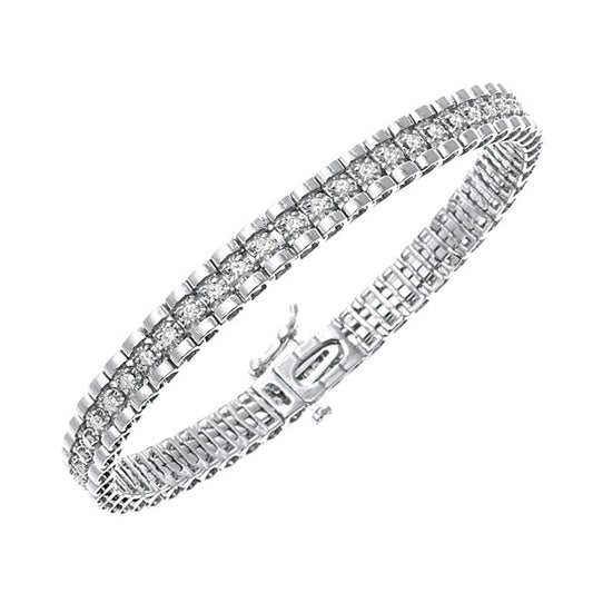 White Gold Tickle Bangle