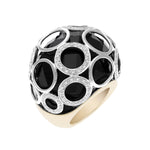 Load image into Gallery viewer, Nehita Onyx and Diamond Masterpiece Ring