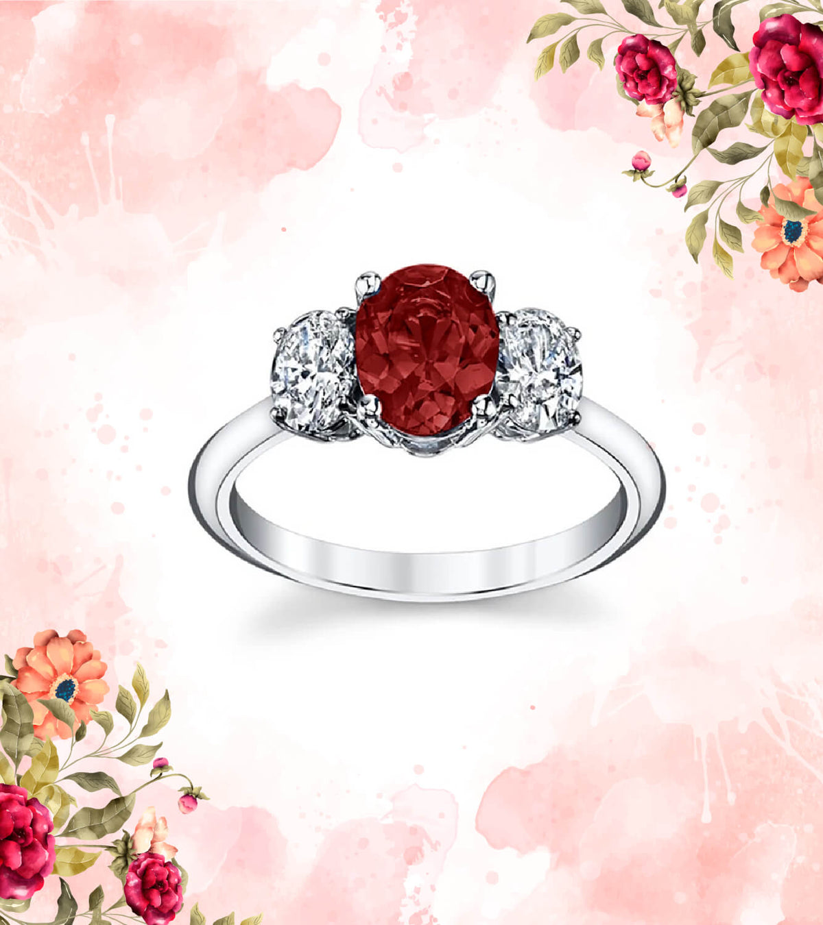 Diamond engagement ring