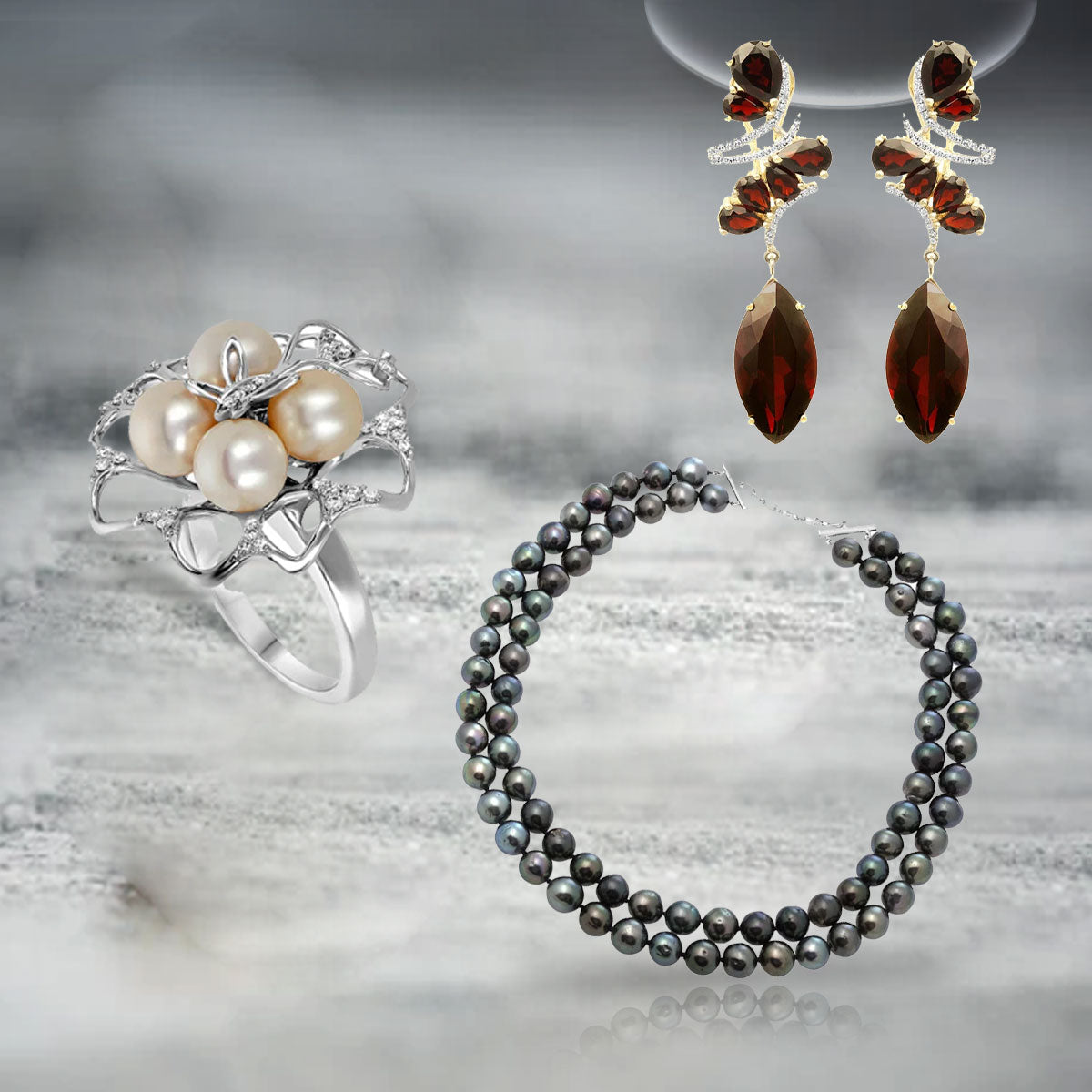 Get that classy vintage look back with nehita’s amazing pearl jewelry items