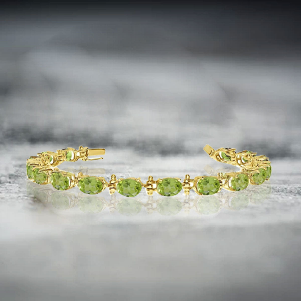 Peridot gemstone bracelet  an incredible way to adorn your wrist