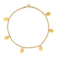 Nehita Oval Charm Anklet