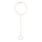 Nehita Finger Hand Chain ~ Rose Gold & White Gold balls