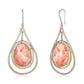 Grace Coral & Diamond Earring