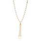 Double Tassel Pearl Necklace